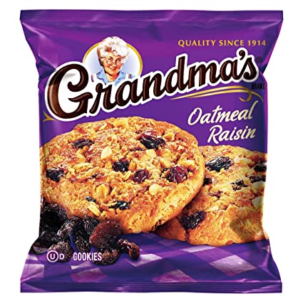 Grandma's Cookies Oatmeal Raisin Twin Pack (71g)