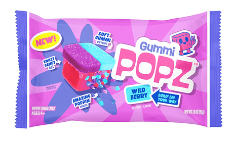 Gummi Popz Sweet Wild Berry Share Pouch 52g USA
