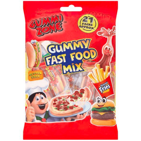 Gummi Zone Fast Food Mix Multibag