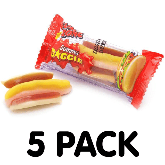 Gummi Zone Gummy Hot Dog (5 Pack)