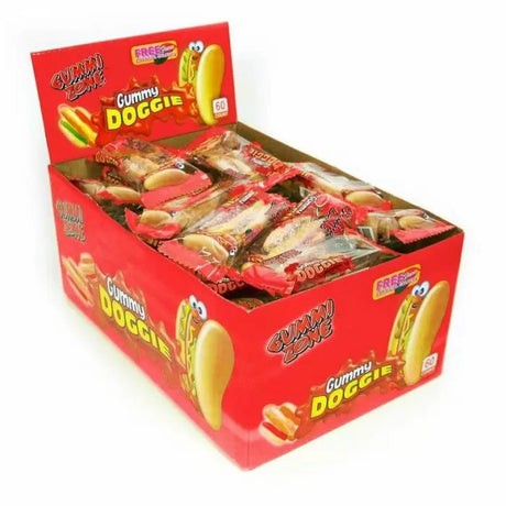Gummi Zone Gummy Mini Hotdogs (Box of 60)