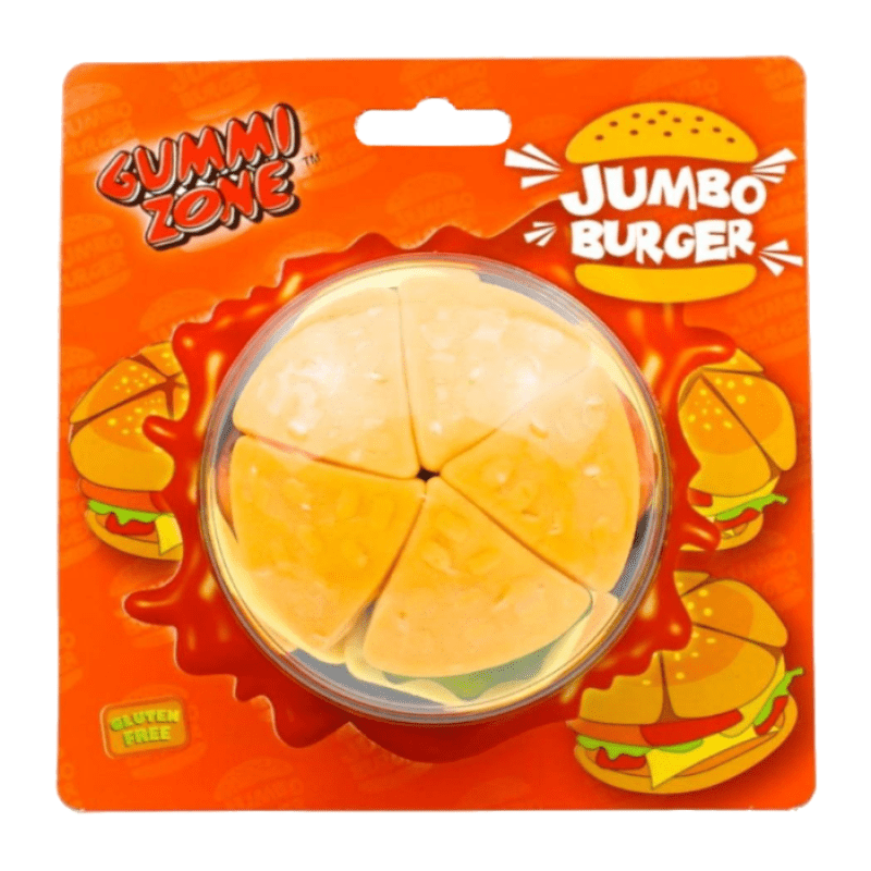 Gummi Zone Jumbo Burger 88g – SoSweet