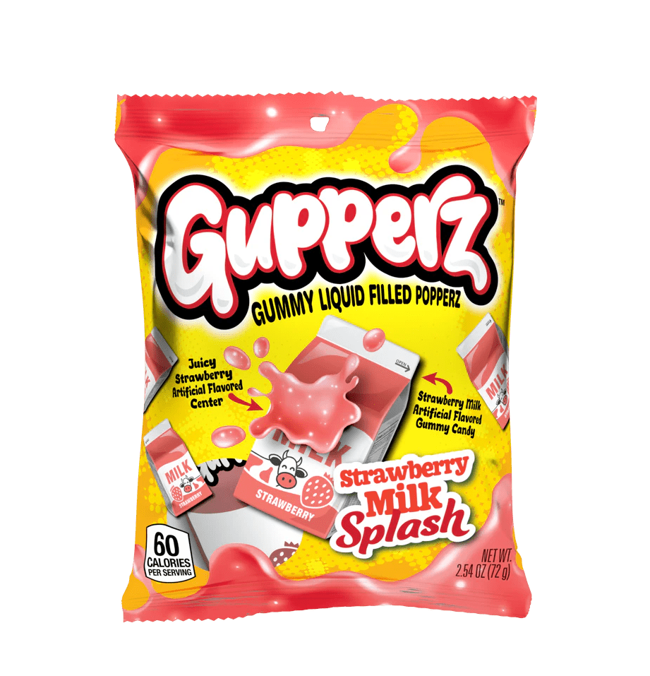 Gupperz Strawberry Milk Splash Peg Bag 72g