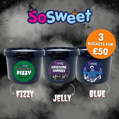 Halloween Sweet Buckets 3 for £50