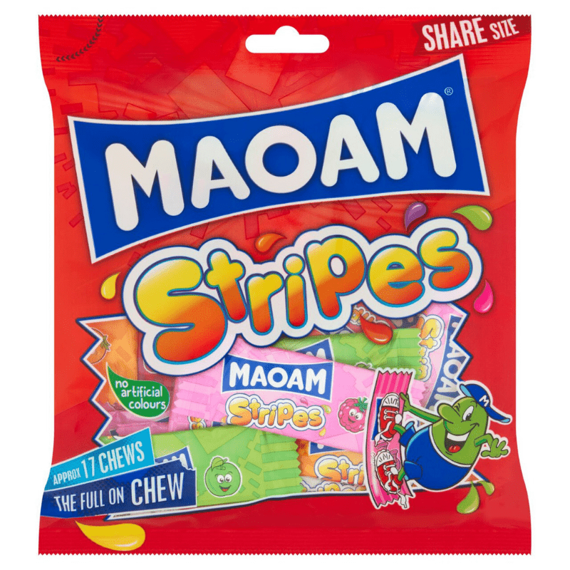 Haribo Moaom Stripes Bag (140g)