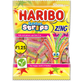 Haribo Rainbow Strips Zing (130g)