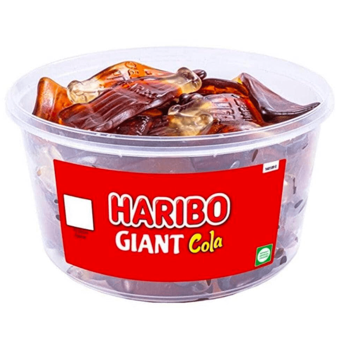 Haribo Sweet Tub Giant Cola Bottles (720g)