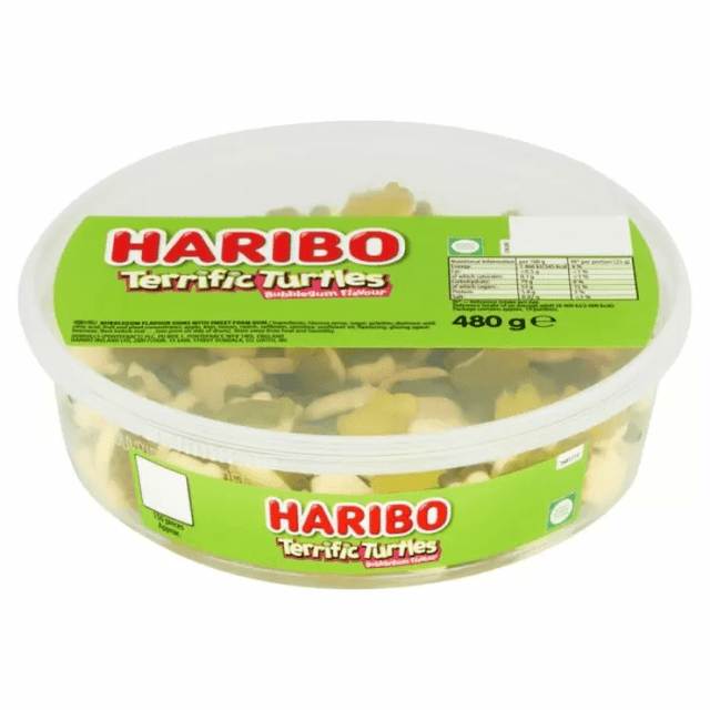 Haribo Terrific Turtles Sweet Tub (480g)