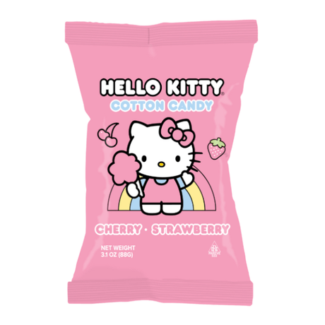 Hello Kitty Cherry & Strawberry Cotton Candy 88g USA