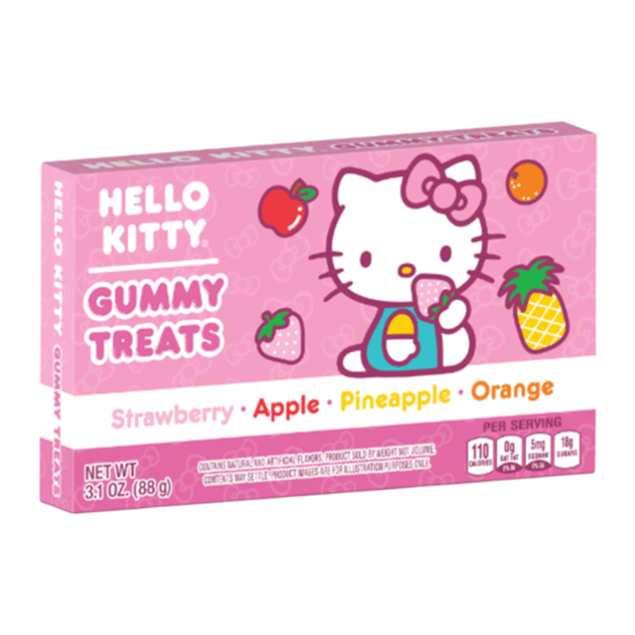 Hello Kitty Fruit Gummi Treats Theare Box 88g USA