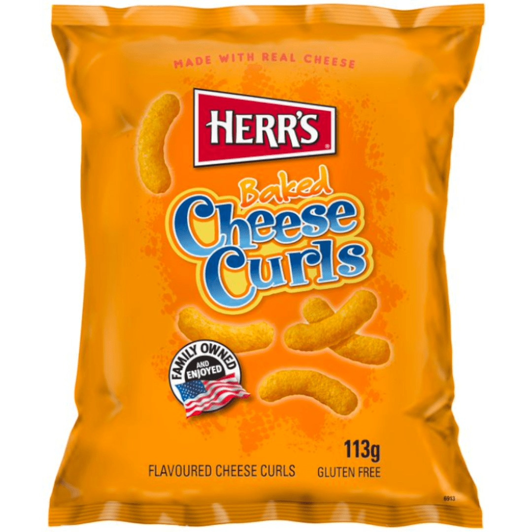Herr's Baked Cheese Curls (113g)