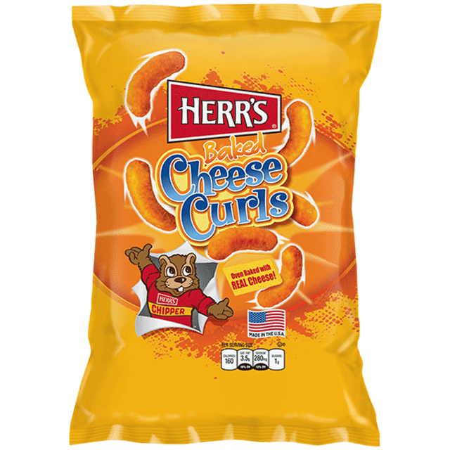 Herr's Baked Cheese Curls (198g)