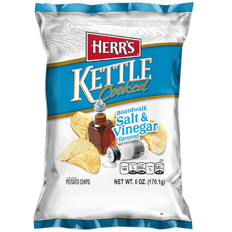 Herr's Boardwalk Salt & Vinegar Kettle Chips (170g)