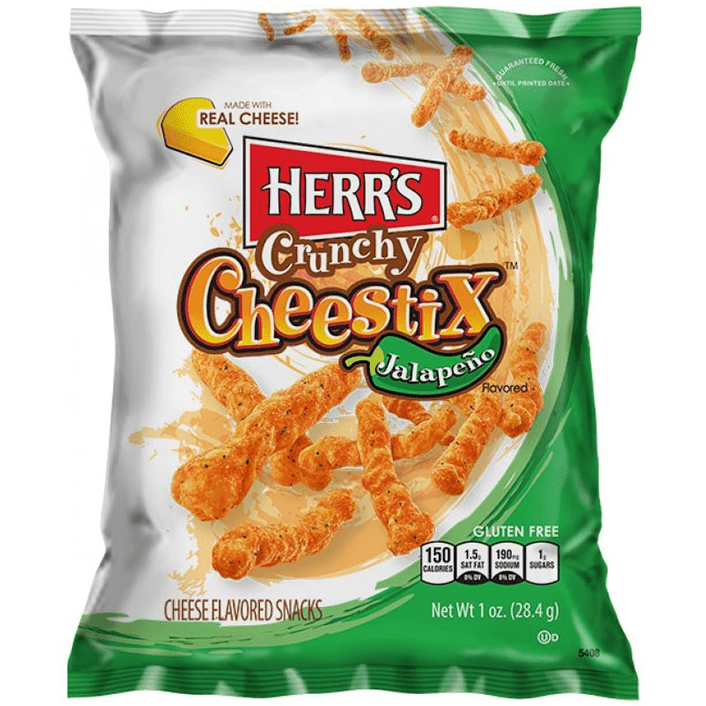 Herr's Crunchy Cheestix Jalapeno (255g)