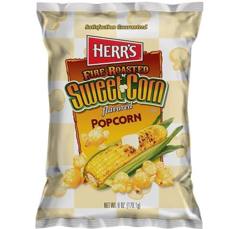 Herr's Fire Roasted Sweetcorn Flavoured Popcorn (63g)