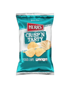 Herr's Regular Crisp n Tasty Potato Chips Bag 71g USA