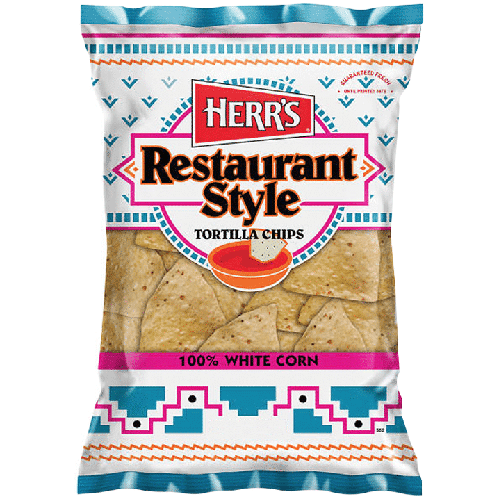 Herr's White Corn Tortilla Chips (255g)