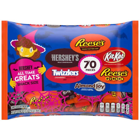 Hershey's All Time Greats Snack Size Assortment Bag (70pcs)