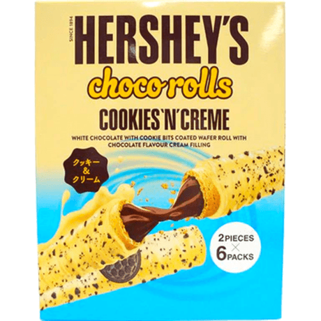Hershey's Choco Rolls Cookies & Creme (108g)