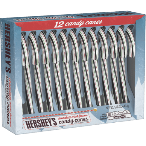 Hershey's Chocolate Mint Candy Canes (150g)
