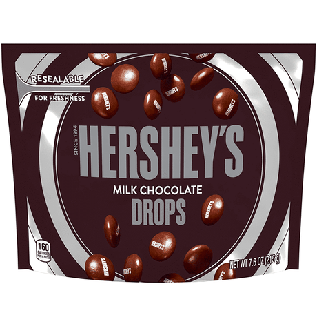Hershey's Drops Milk Chocolate Share Bag (215g)