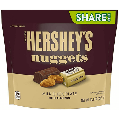 Hershey's Nuggets Milk Chocolate with Almonds (286g)