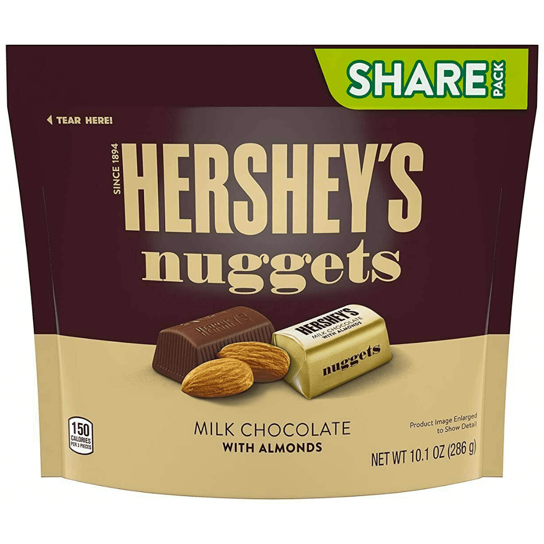 Hershey's Nuggets Milk Chocolate with Almonds (286g)