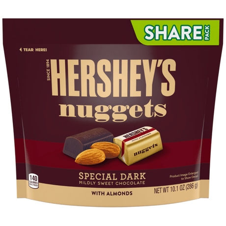 Hershey's Nuggets Special Dark Chocolate with Almonds (286g)
