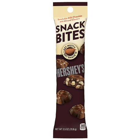 Hershey's Snack Bites Milk Chocolate with Almonds (71g)