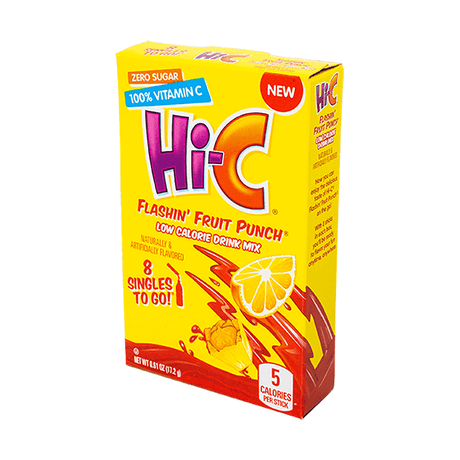 Hi-C Flashin' Fruit Punch Singles To Go (8 pack)