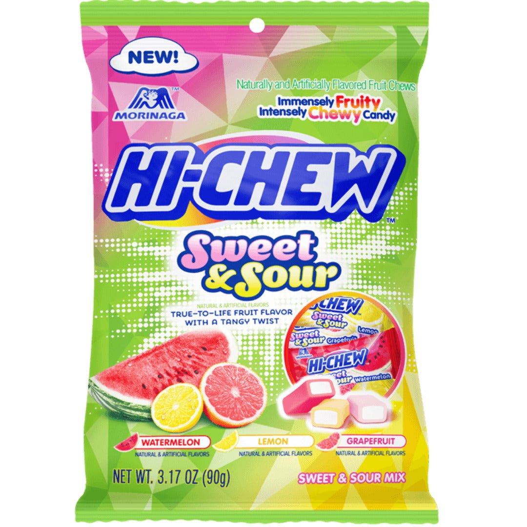 Hi Chew Sweet and Sour Mix Peg Bag (90g)