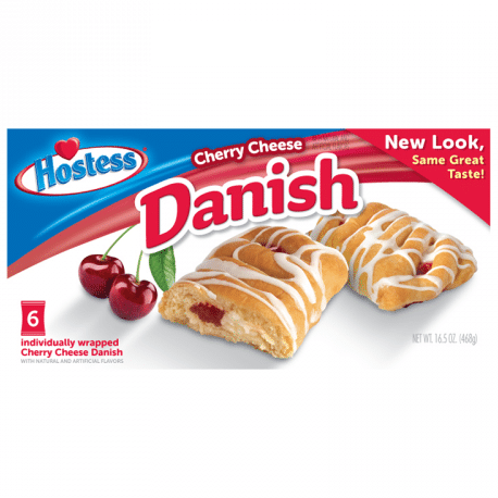 Hostess Cherry Cheese Danish 6 Pack (467g)