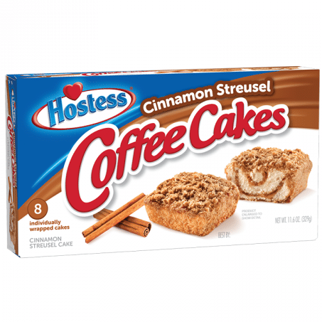 Hostess Cinnamon Streusel Coffee Cakes (329g)