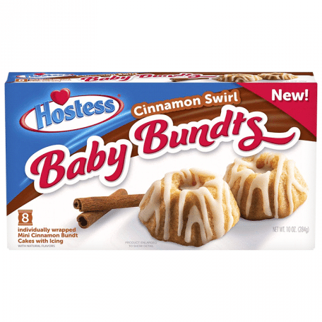 Hostess Cinnamon Swirl Baby Bundts (284g)