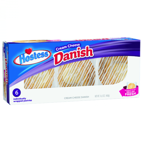 Hostess Cream Cheese Danish 6 Pack (467g)