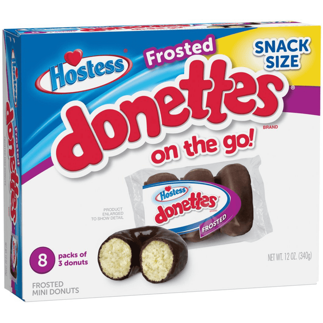Hostess Donettes on the go! Chocolate Frosted (340g)