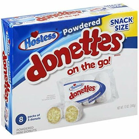 Hostess Donettes on the go! Powdered Sugar (340g)