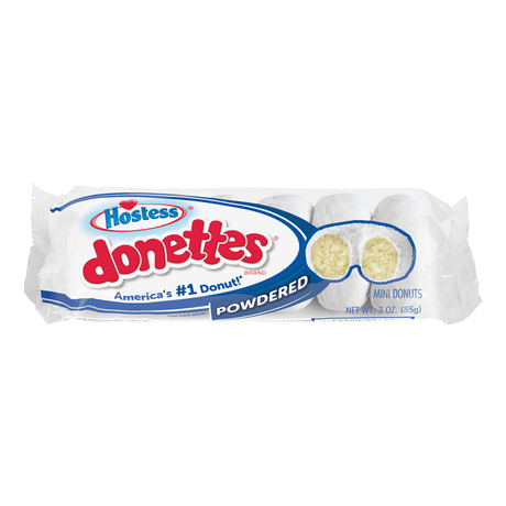 Hostess Donettes Powdered Sugar (85g)