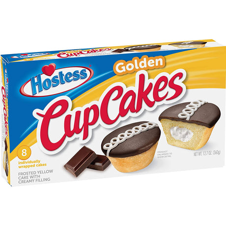 Hostess Golden Cupcakes 8 Pack (360g)