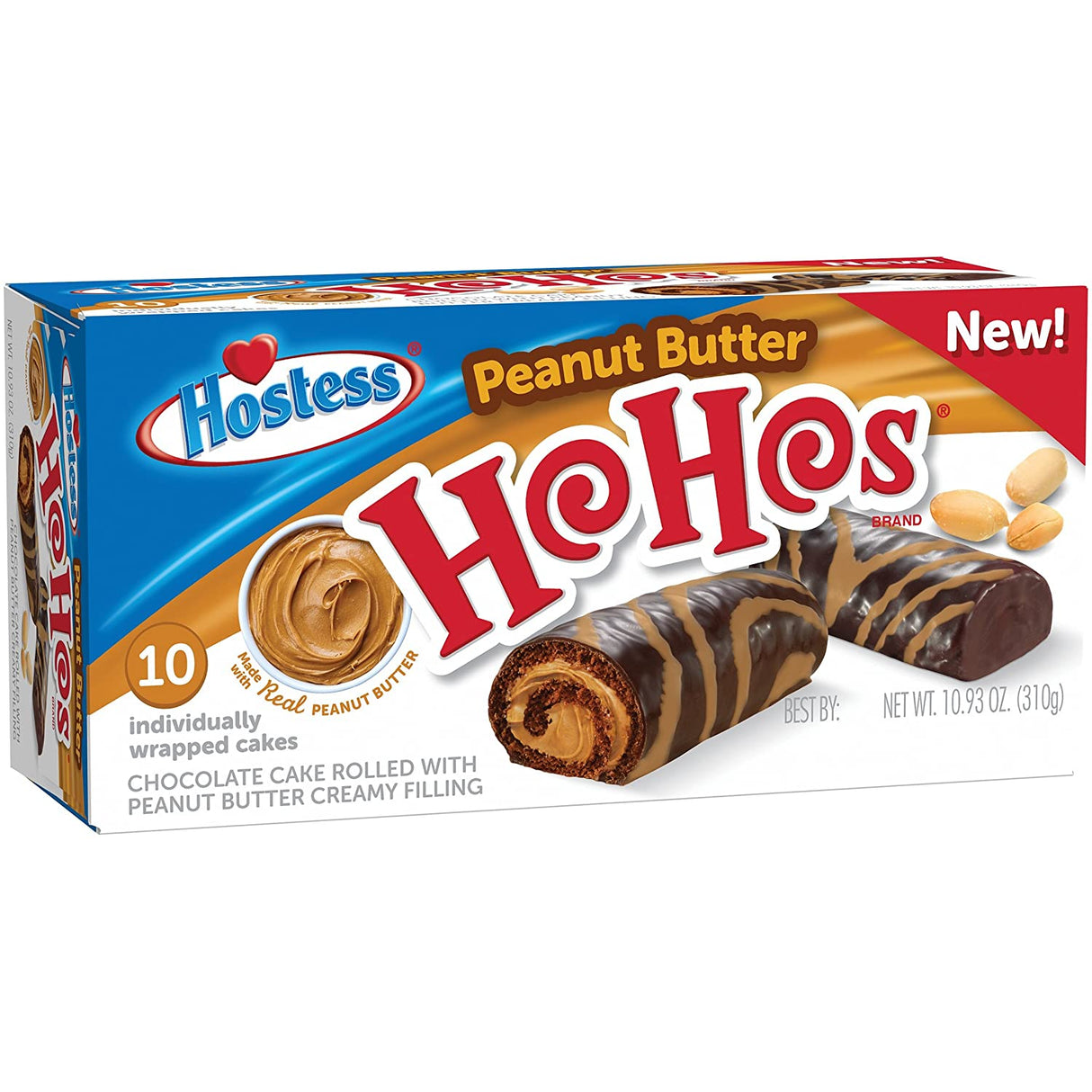 Hostess Ho Hos Peanut Butter Box