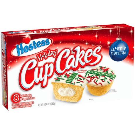 Hostess Holiday Cupcakes (Box of 8)
