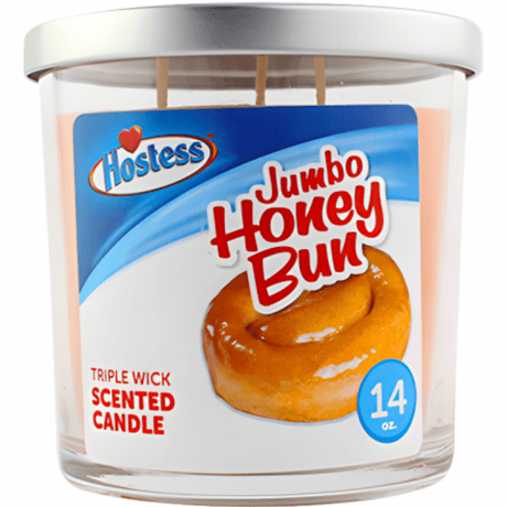 Hostess Jumbo Honey Bun Triple Wick Scented Candle