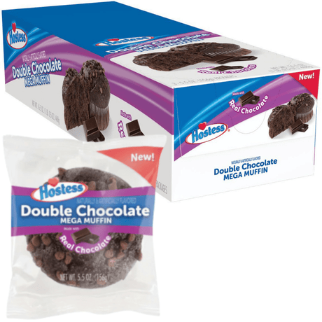 Hostess Jumbo Muffin Double Chocolate (155g) (Box of 3)