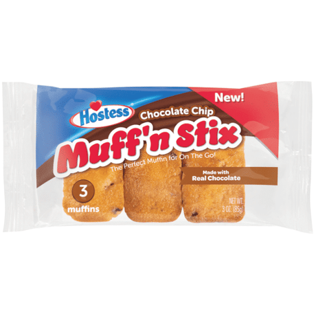 Hostess Muff'n Stix Chocolate Chip (85g)