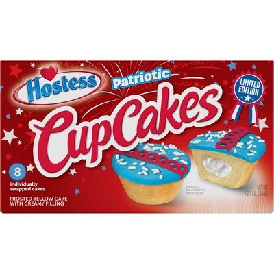 Hostess Patriotic Cupcakes Limited Edition Box (360g)