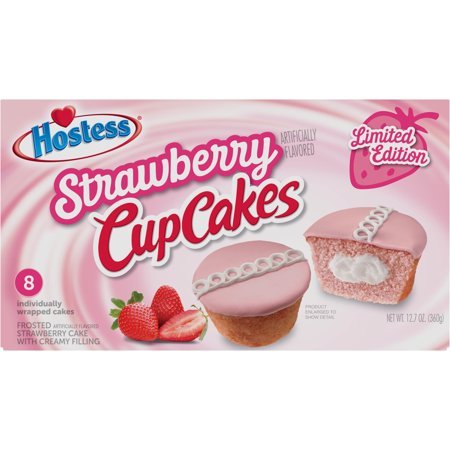 Hostess Strawberry Cupcakes 8 Pack (360g)