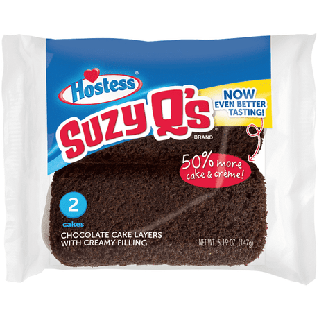 Hostess Suzy Q's Single Serve (2 Pack)