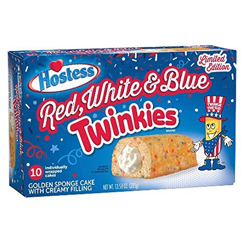 Hostess Twinkies Red, White and Blue Box - LIMITED EDITION