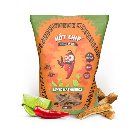 Hot Chip Chilli Strips Limes Habaneros (80g)