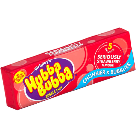 Hubba Bubba Strawberry Bubble Gum (35g)